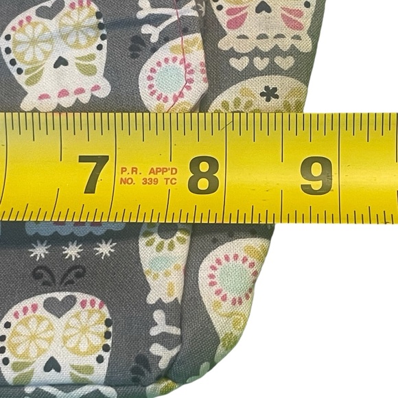 Handmade Women's Candy Skull Small Purse - Picture 6 of 6